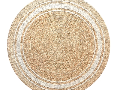 Round carpet 3d model