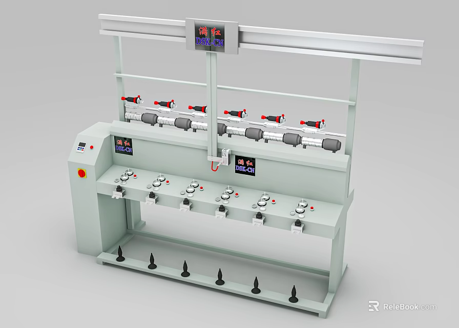 Retail Commercial Display Shelving With Multi Tiered Racks And Sturdy Metal Frames 3d model 