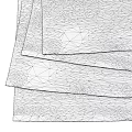 Square carpet 3d model