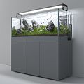 Modern fish tank 3d model