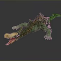Crocodile Alligator Nile Crocodile carnivore reptile cold-blooded animal reptile 3d model