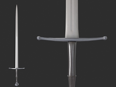 Long Sword Weapon Medieval Weapon Ancient Weapon Sword Alhazard Excalibur Long Sword Weapon Medieval Weapon 3d model