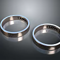 Engraved Couple Rings With I Love You And I Know Messages Shiny Metal