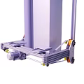 Heavy Duty Industrial Equipment With Metal Frame Motor Wheels And Vertical Support Columns