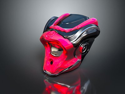 Sci-Fi Helmet Alien Helmet-Helmet High Tech Helmet Game Helmet 3d model