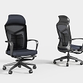 Office Chair Staff Chair Swivel Chair 3d model