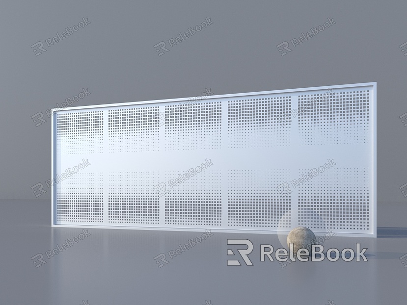 Gradient Perforated Plate Hollow Background Plate Transparent Wall Panel Aluminum veneer Partition Punched Wall Panel model