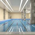 Modern Swimming Pool Swimming Pool Swimming Pool 3d model