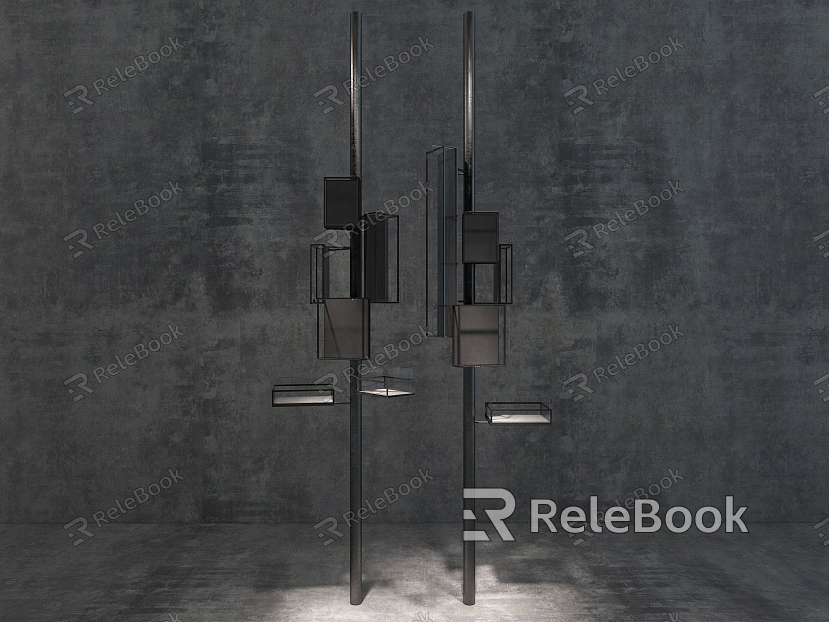 Industrial LOFT display stand item display stand model