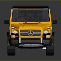 Yellow SUV Car Featuring Black Roof Silver Wheels And Rugged Exterior Design