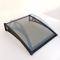 Sunshade Canopy Steel Structure Canopy Glass Canopy Tempered Glass Canopy 3d model