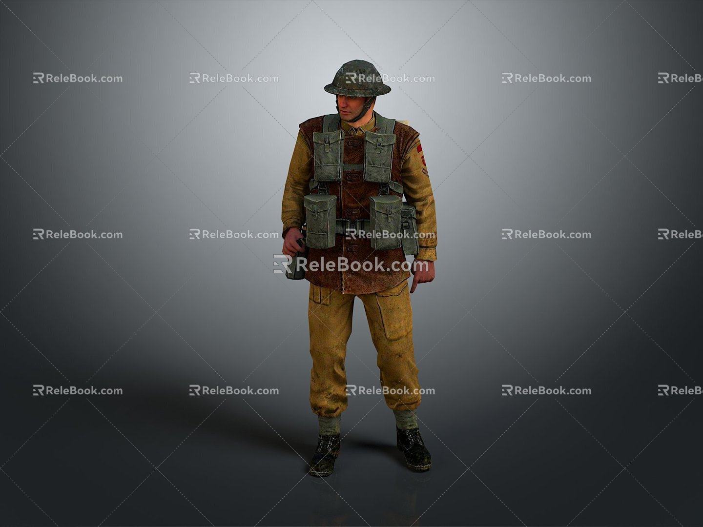 Modern Military Special Forces Soldier 3d model