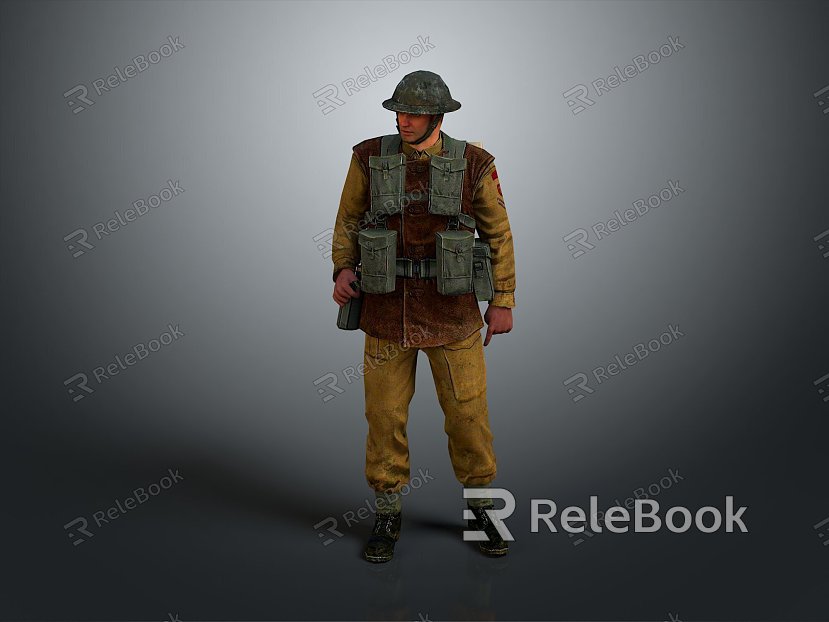 Modern Military Special Forces Soldier model