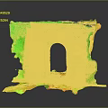 Ancient Ruined Stone Archway Building Structure With Green Moss And Grass