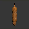 Orange Spotted Lynx With Tufted Ears And Short Tail In 3D Rendered