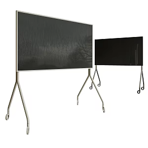 Poliform TV Removable TV Bracket Antique TV Bracket TV Cream Style Minimalist Simple Floor-Standing TV 3d model