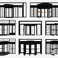 Various Styles Of Revolving And Glass Door Designs For Modern Architecture