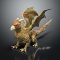 Modern Griffin Lion Beast Eagle Beast Sphinx 3d model