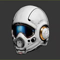 Sci-Fi Helmet Alien Helmet High Tech Helmet Game Helmet 3d model