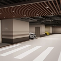 Underground parking 3d model