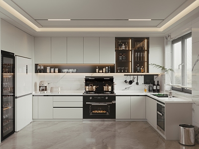 Modern Kitchen 3d model