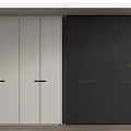 Minimalist wardrobe 3d model