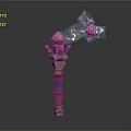 Sturdy Metal Hardware Tools With Column Structure Top Spheres And Electric Spark Effects