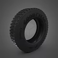 Goodyear Tire With 28575R16 Size And Aggressive Tread Pattern Design 3d model