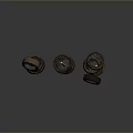 Multiple Stacked Tires in Various Pile Arrangements on Dark Background