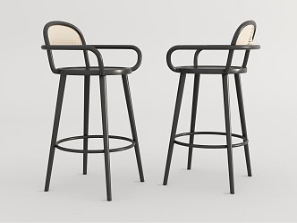 Modern Bar Chair 3d model