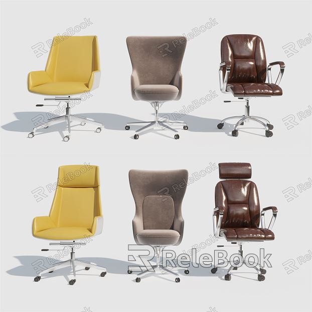 Modern office chair model