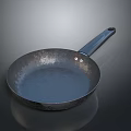 Cast Iron Frying Pan With Black Handle For Home Kitchen Cooking Use