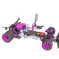 Radio remote control car model 3d model
