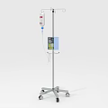 Medical IV Stand With Mobile Wheels IV Bag Holder And Control Panel