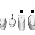 Various Modern Urinals With Sleek Contemporary Designs For Bathroom Spaces