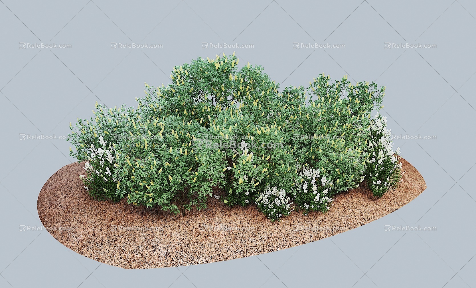 Modern Trees Trees Forest Group Trees Garden Landscape Trees Shrubs 3d model