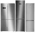 Stainless Steel Refrigerators And Freezers With Modern Design And Multiple Door Styles