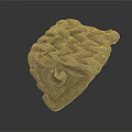 Ancient Carved Pottery Relic With Intricate Texture Central Hole And Rough Surface