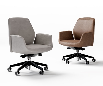 Leather Office Chair Modern Office Chair 3d model