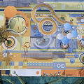 Vibrant Kids Playground With Circular Tracks Colorful Ground Slides Climbing Structures And Trees