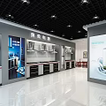 Modern Kitchen Appliance Store Showroom With Cabinets Cooktops Range Hoods And Spacious