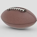Sports Equipment American Football Brown Leather Surface With White Laces For Training And Game Use