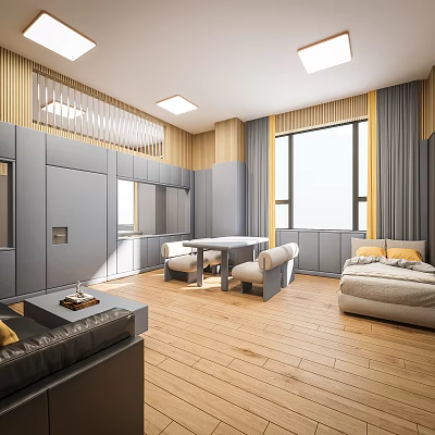 Modern brig 3d model