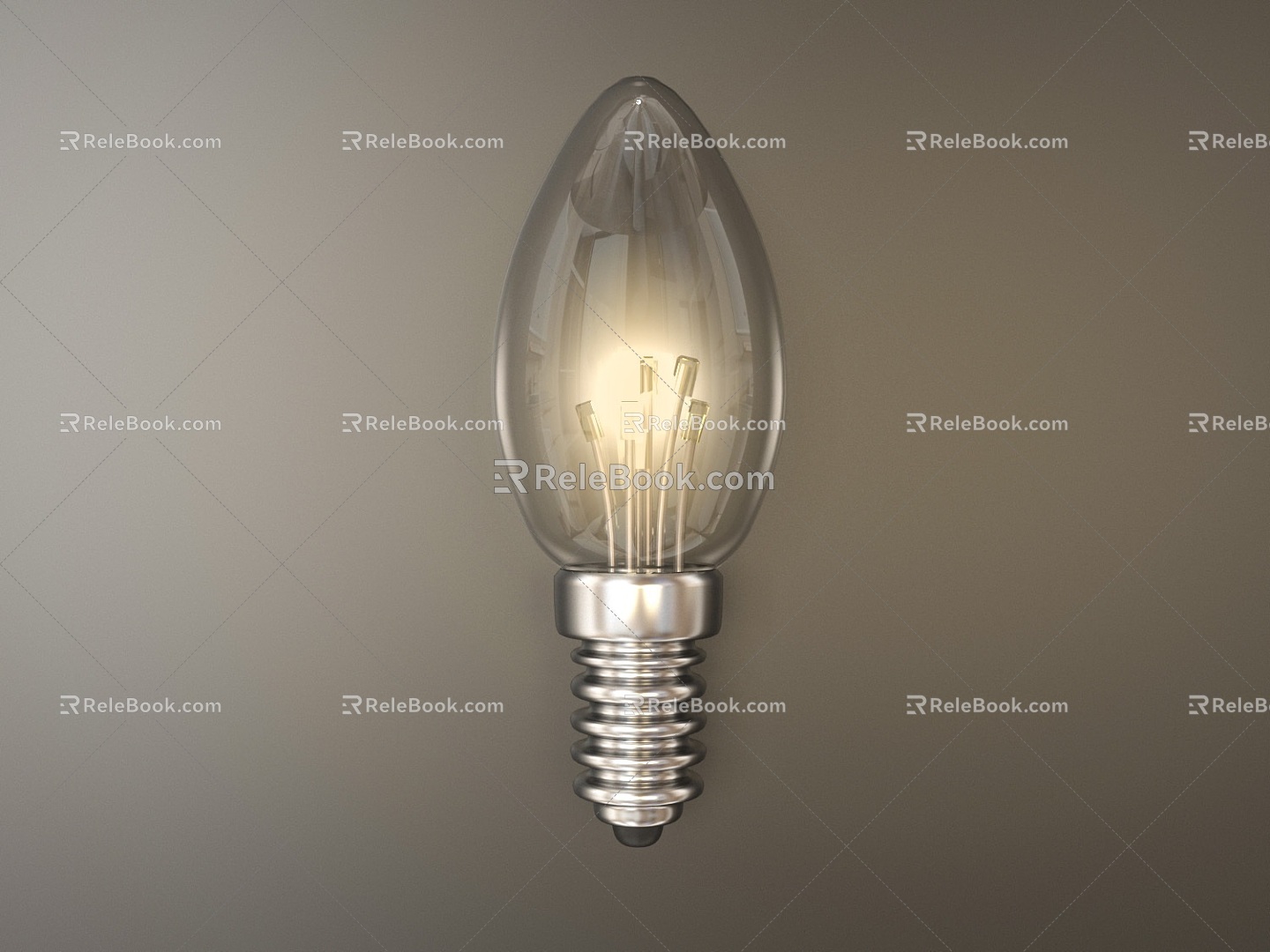 Small bulb colored lights 3d model