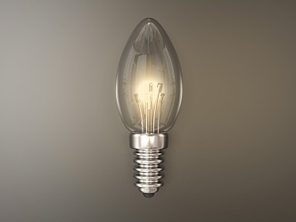 Small bulb colored lights 3d model