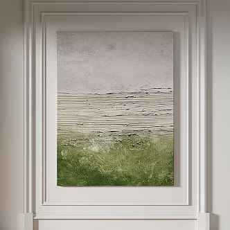 Jane Ou's Quiet Muscle Decorative Painting 3d model