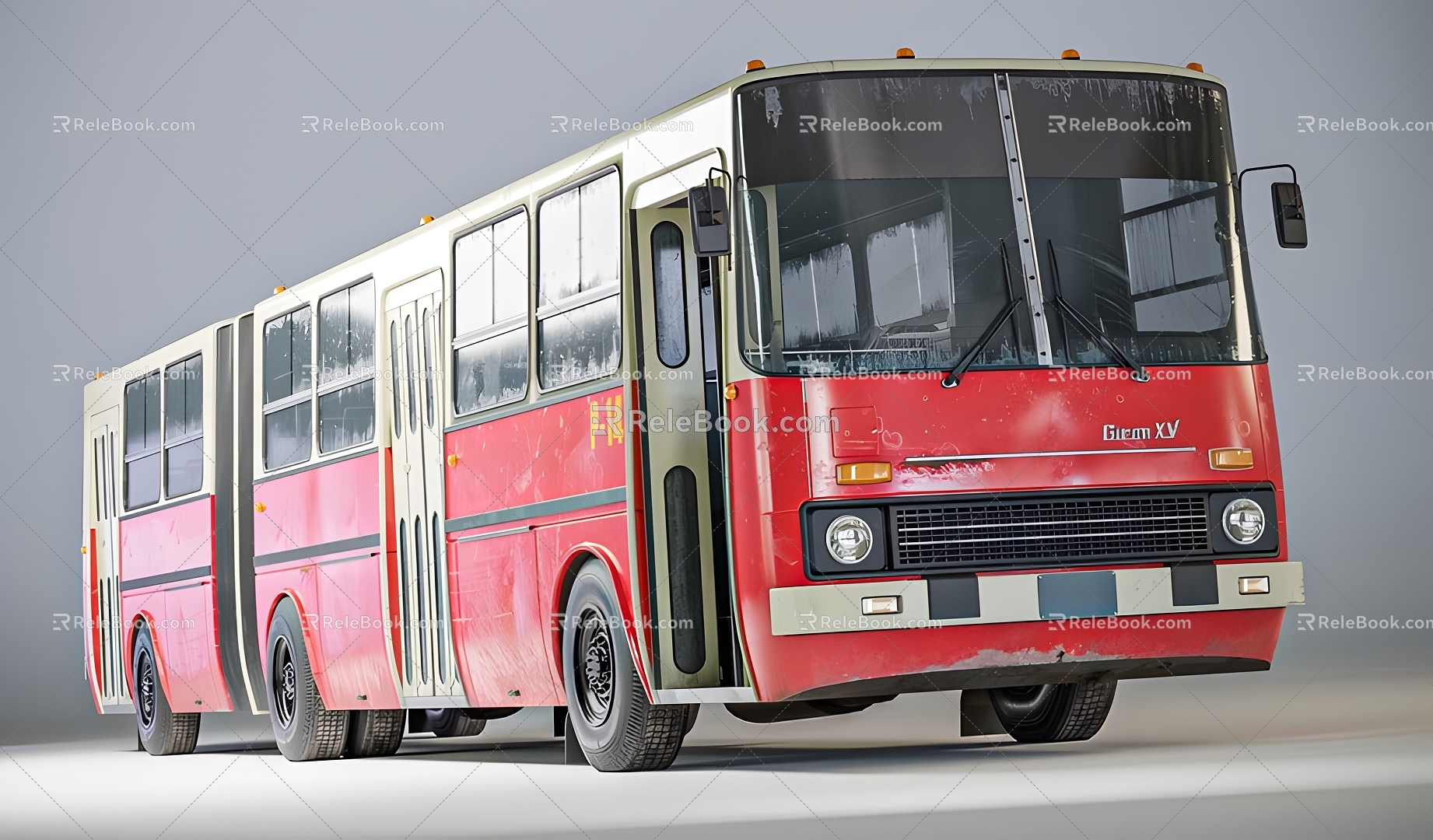 Soviet Bus 3d model