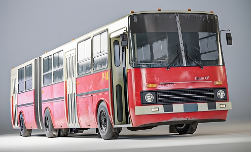 Soviet Bus 3d model