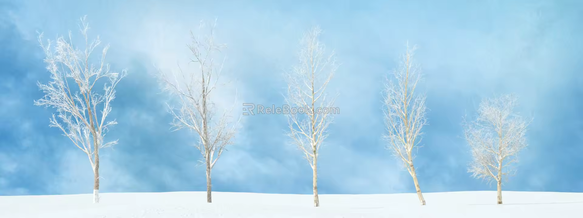 Modern Tree Combination 3d model