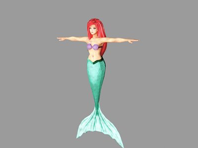 Mermaid 3d model